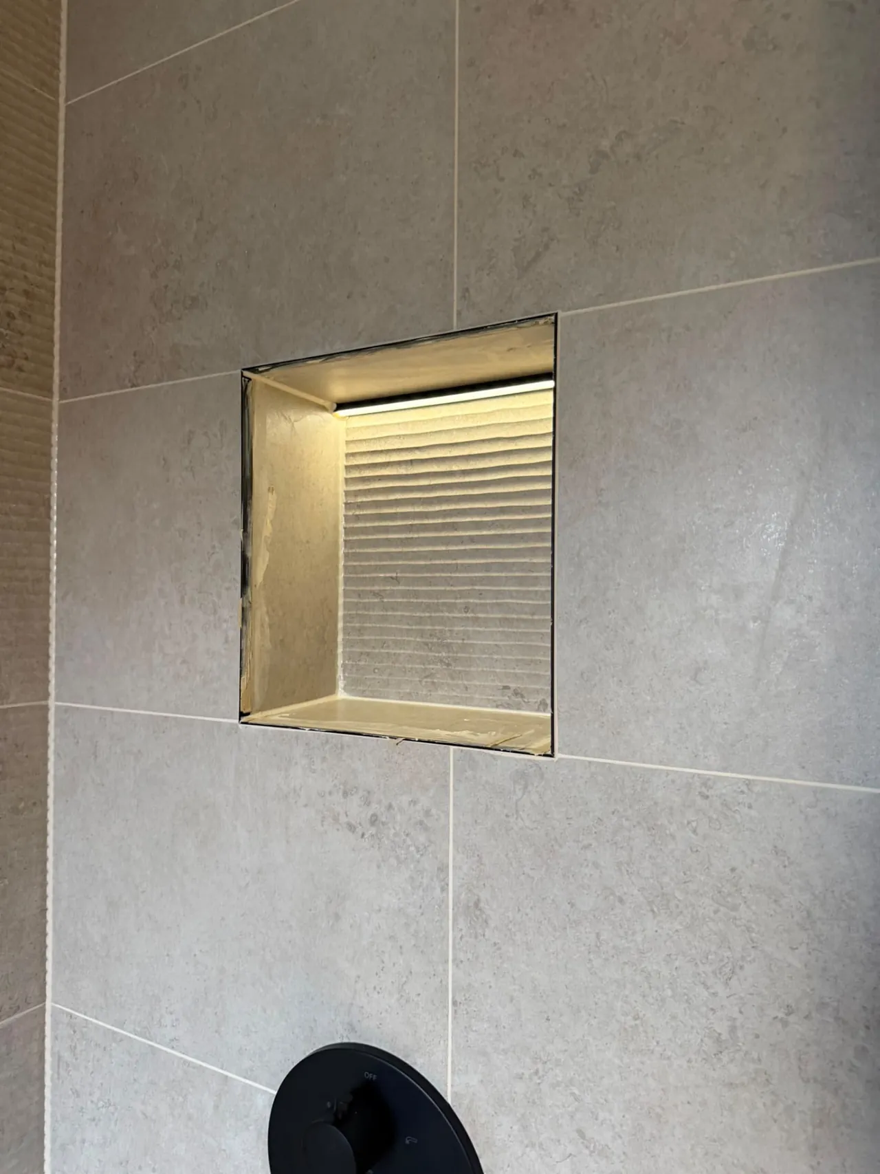 Bathroom wall and floor tiling completed by DPB Plumbing & Bathrooms, Wigan - completed project 3