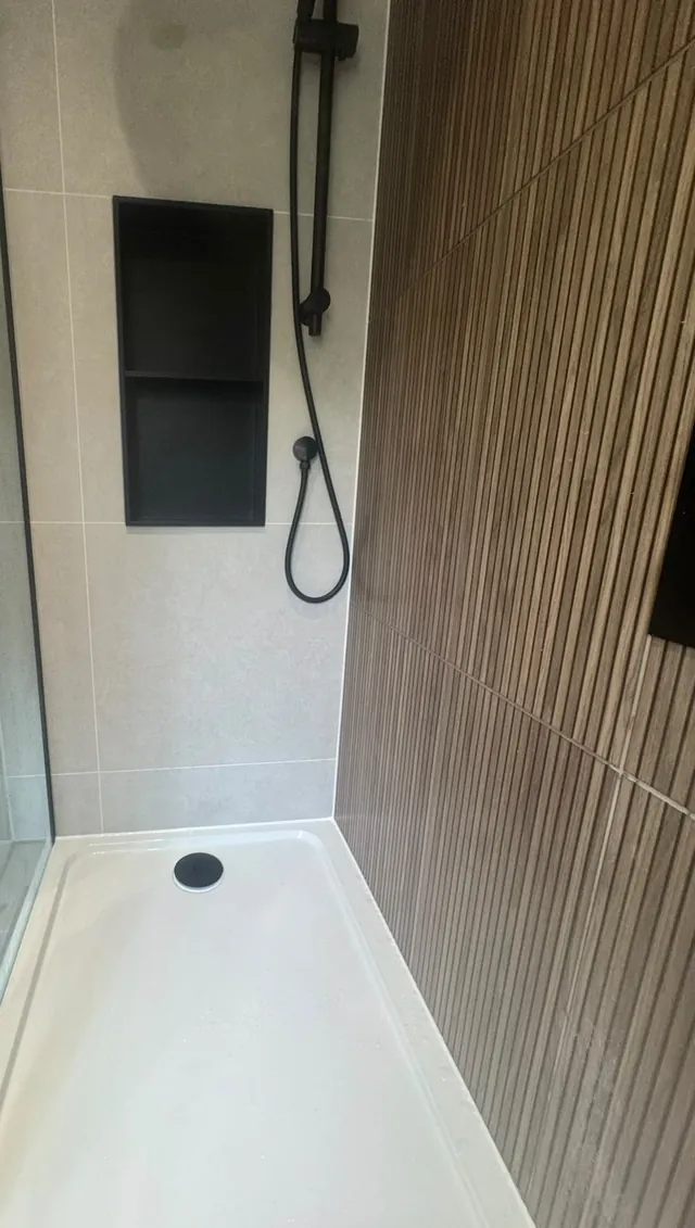 Walk-in shower installation by DPB Plumbing & Bathrooms, Wigan - completed project 12