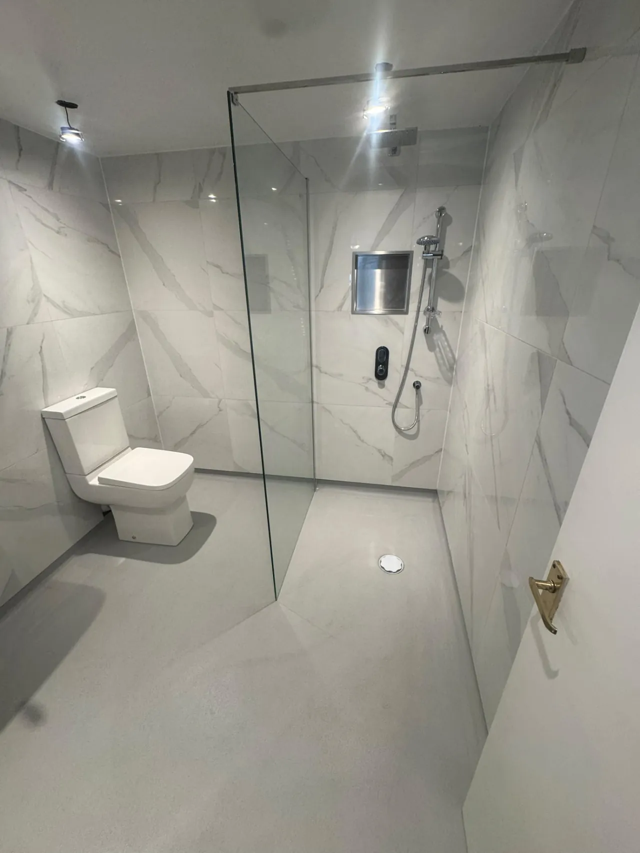 Wet room installation by DPB Plumbing & Bathrooms, Wigan - completed project 1