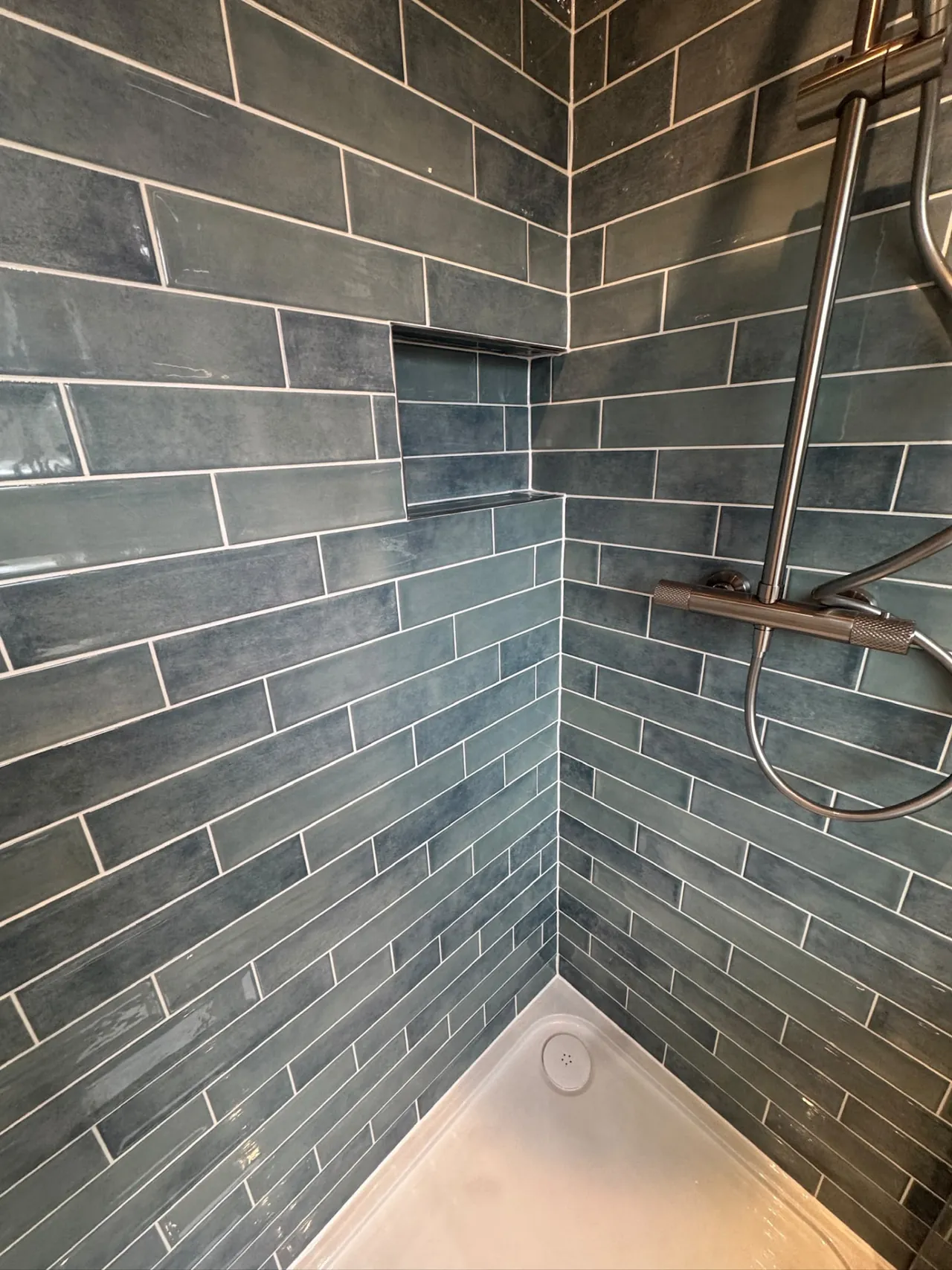 Bathroom wall and floor tiling completed by DPB Plumbing & Bathrooms, Wigan - completed project 4