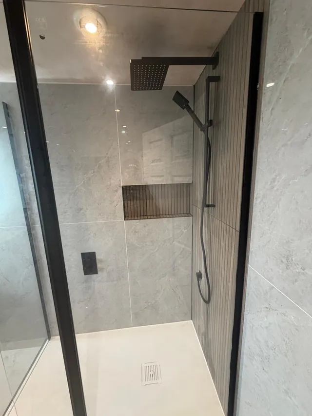 Walk-in shower installation by DPB Plumbing & Bathrooms, Wigan - completed project 16