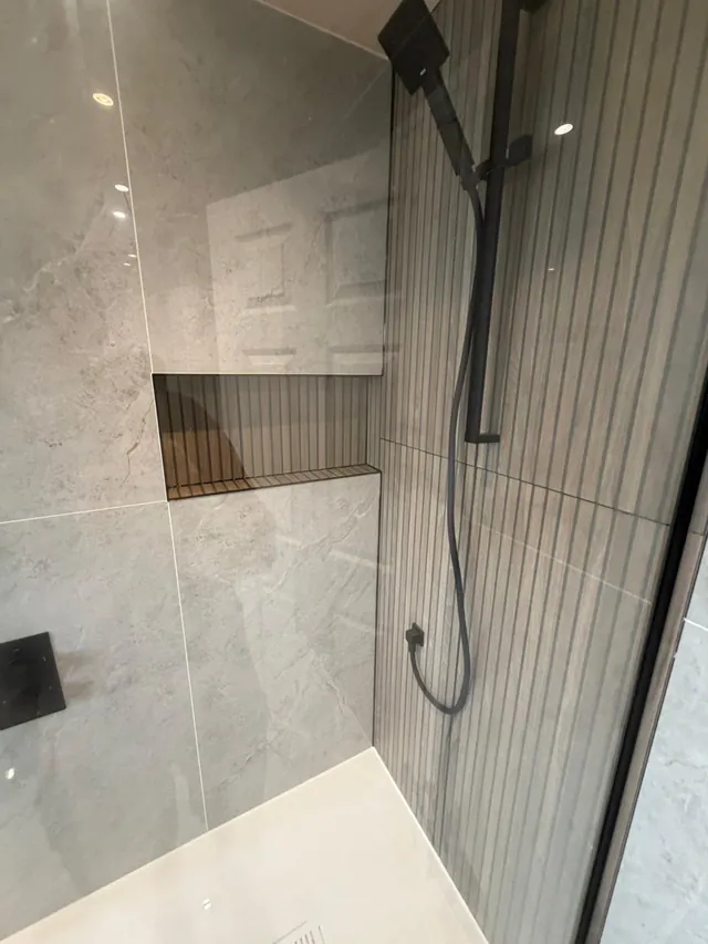 Walk-in shower installation by DPB Plumbing & Bathrooms, Wigan - completed project 19