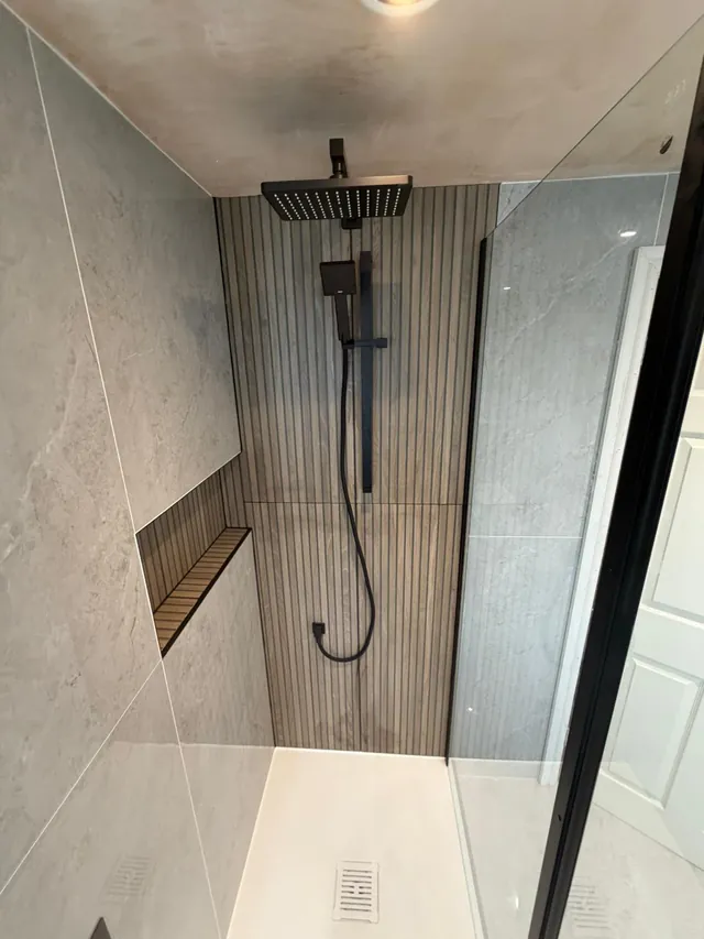 Walk-in shower installation by DPB Plumbing & Bathrooms, Wigan - completed project 7