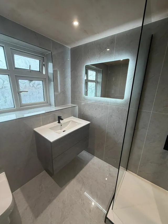 Completed bathroom installation by DPB Plumbing & Bathrooms, Wigan - completed project 34