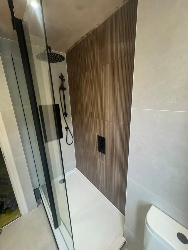 Walk-in shower installation by DPB Plumbing & Bathrooms, Wigan - completed project 4