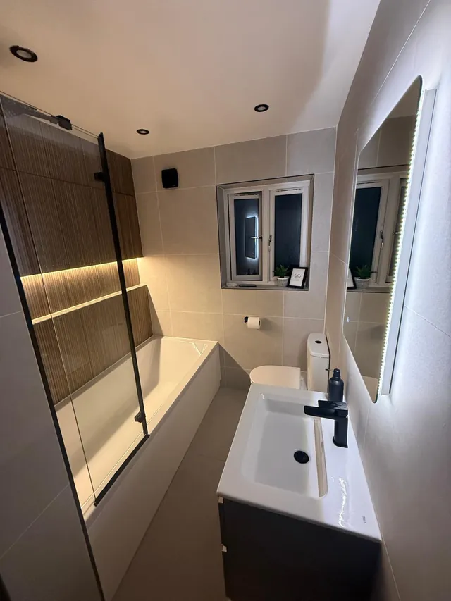 Completed bathroom installation by DPB Plumbing & Bathrooms, Wigan - completed project 28