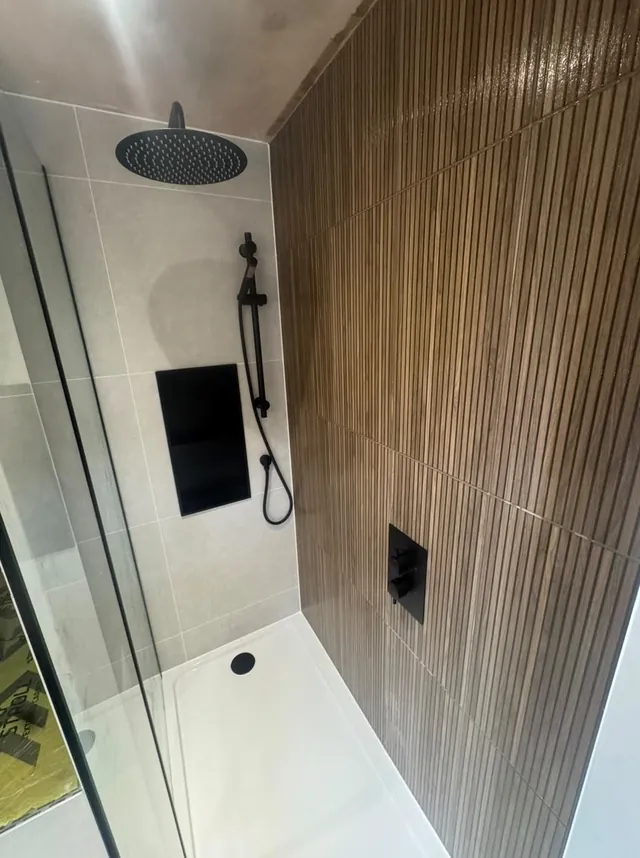 Walk-in shower installation by DPB Plumbing & Bathrooms, Wigan - completed project 15