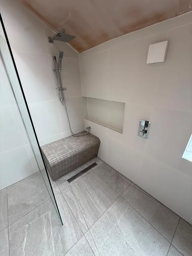 Wet room installation by DPB Plumbing & Bathrooms, Wigan - completed project 8