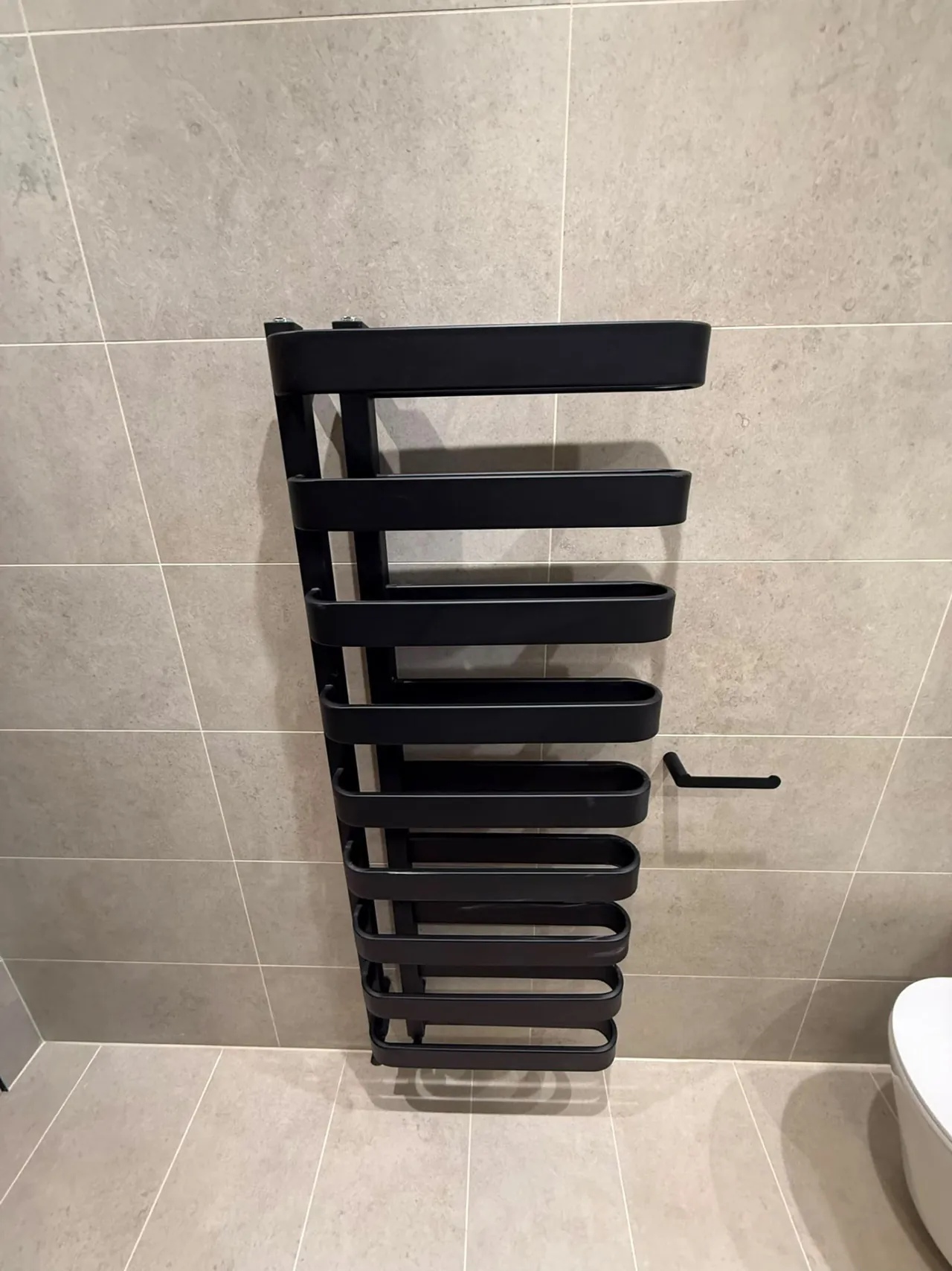 Designer towel radiator installed by DPB Plumbing & Bathrooms, Wigan - completed project 6