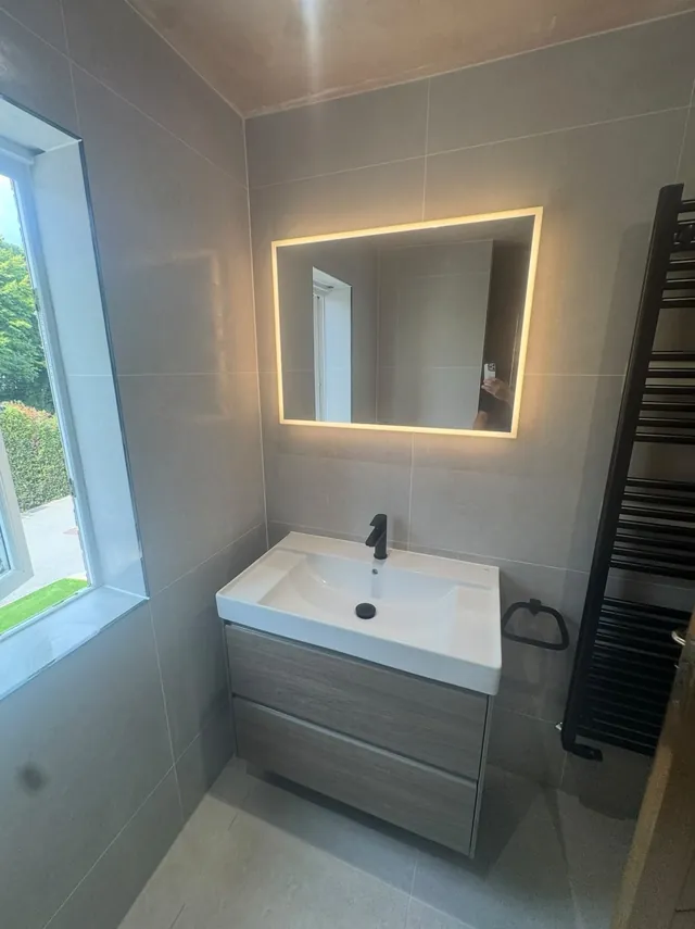 Completed bathroom installation by DPB Plumbing & Bathrooms, Wigan - completed project 43